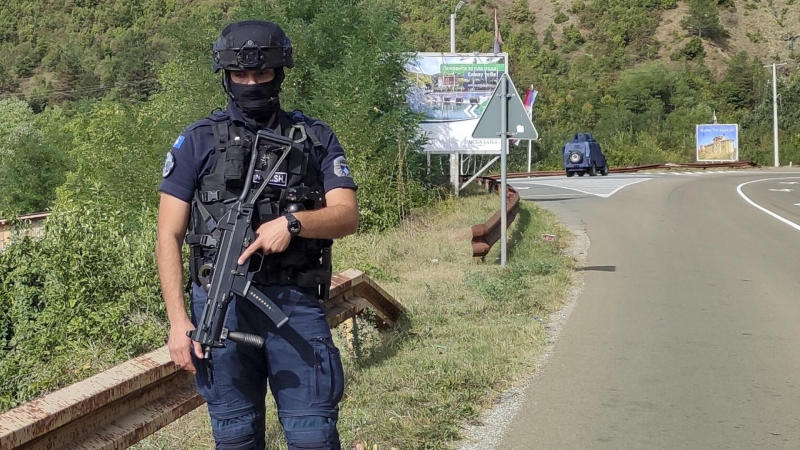 В Косово ликвидировали одного из нападавших на полицейских