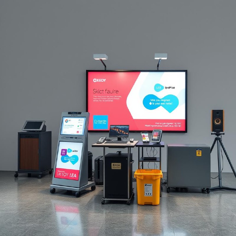 Виды рекламного оборудования для бизнеса